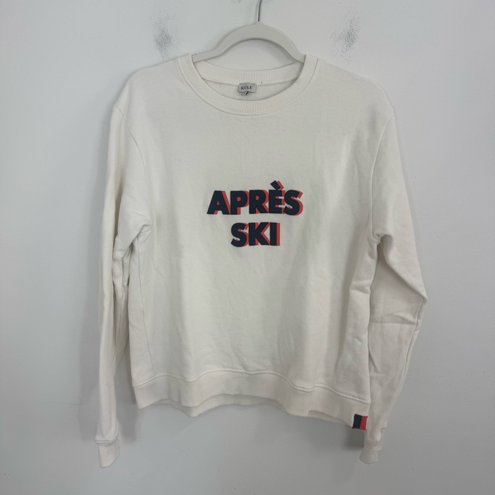 Kule The Raleigh Après Ski Sweatshirt Medium Graphic Pullover $148 - Picture 2 of 8